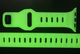 Why are the luminous watch straps not transparent enough and have spots inside?